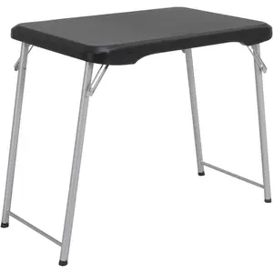 Camping Stackable Foldable Compact Table - Sturdy Metal Frame, Modern Aesthetic, 30inch x 20inch x 2.4inch, for Indoor/Outdoor Use