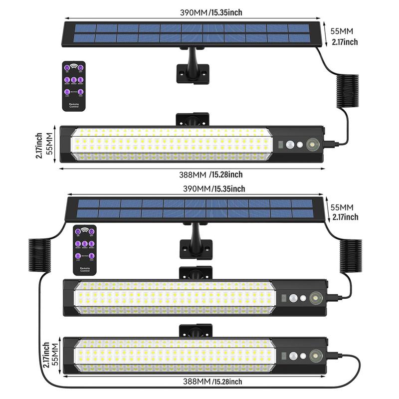 Solar Powered Wall Light, 1 Count Smart Solar Sensor Wall Light, IP65 with Smart Motion Sensor Solar Cabinet Light, LED Light Bar for Indoor & Outdoor, Solar Lights Outdoor Solar Powered Wall Light, 1 Count Smart Solar Sensor Wall Light, IP65 with Smart Motion Sensor Solar Cabinet Light, LED Light Bar for Indoor & Outdoor, Solar Lights Outdoor