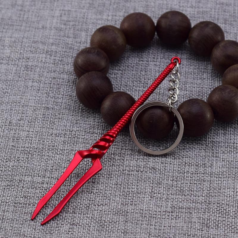 Evangelion Spear of Longinus Keychain Action Figure 12cm Backpack Pendant Creativity Motorcycle Car Key Ring Accessories Gift