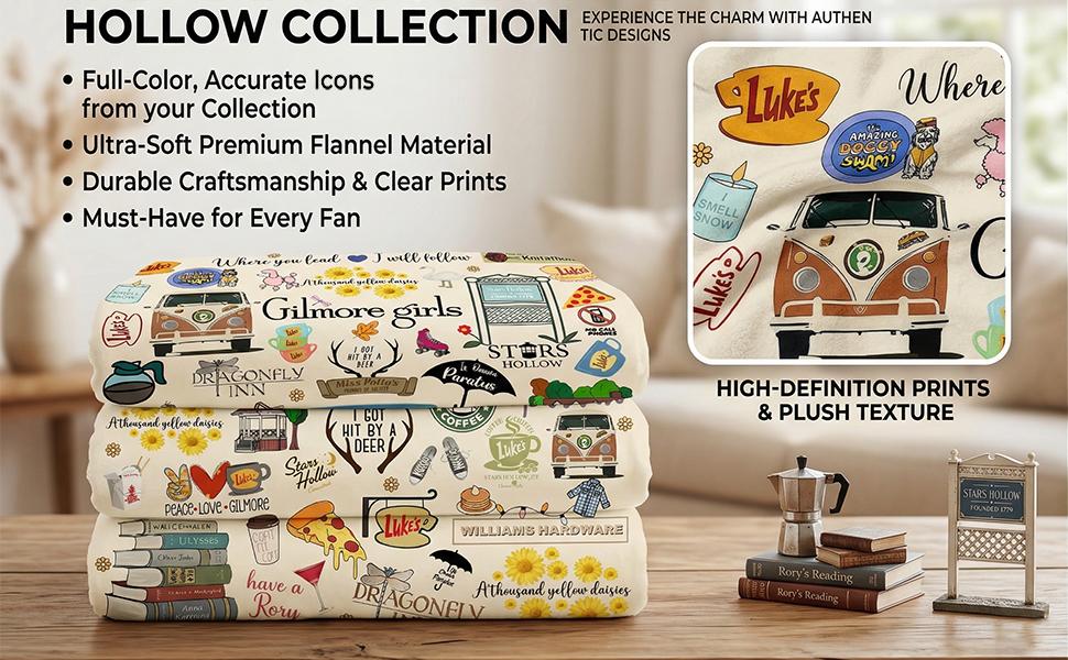 Flannel Fleece Throw Blanket Ultra-Soft Fleece Anti-Pilling Super Soft Cozy Plush Blanket, Lightweight Warm Fuzzy Blanket for Couch, Bed, Sofa, Travel, All Seasons