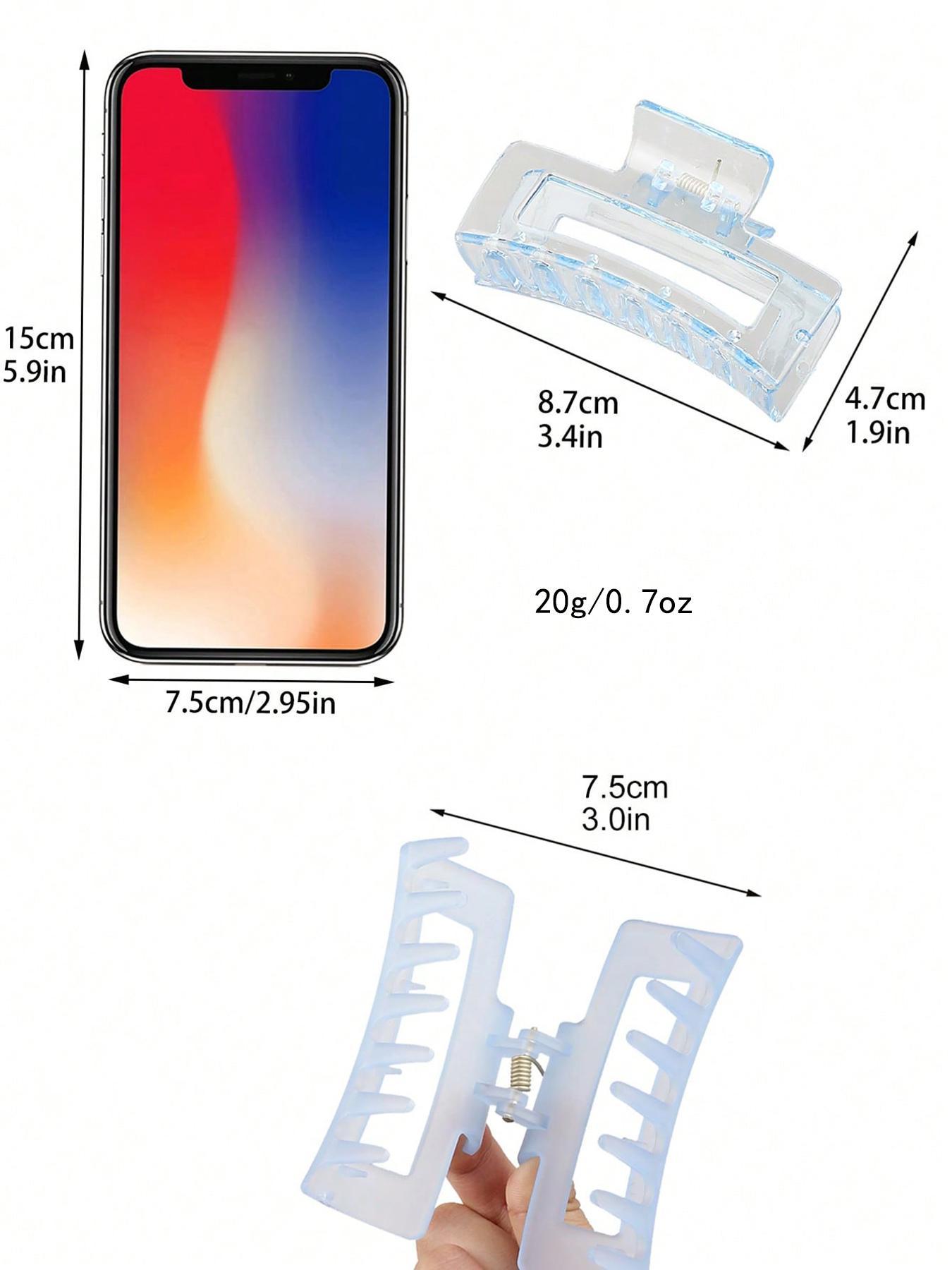 Fashionable Hollow Out Design Hair Claw Clips, Casual and Versatile Hair Accessories for Women & Girls, Minimalist Headwear Suitable for Thick Hair, Hair Claws Set