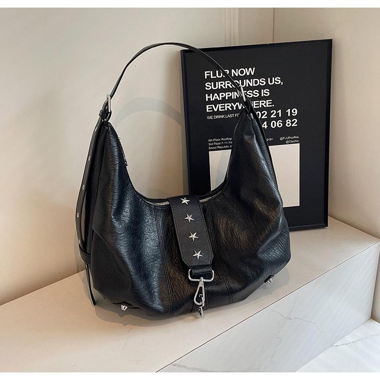 Large Capacity Bag for Women – Casual Fashionable Retro Crossbody Bag with Shoulder Strap – High-End Style Dumpling Bag Trend