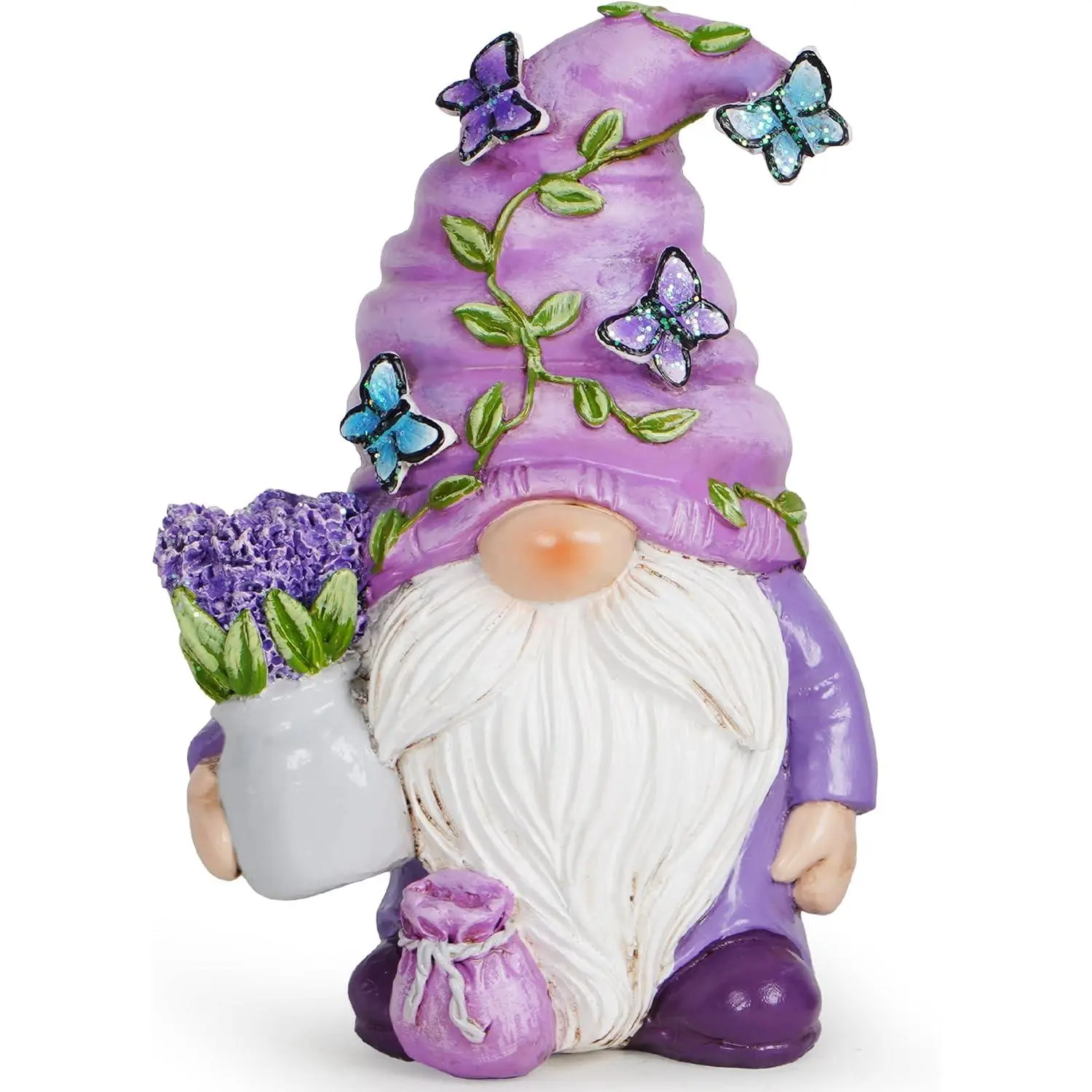 Lavender Dream  -   Wonderland  Spring Swedish Tomte   Figurines Summer  Indoor  Decor  (Lavender  1)