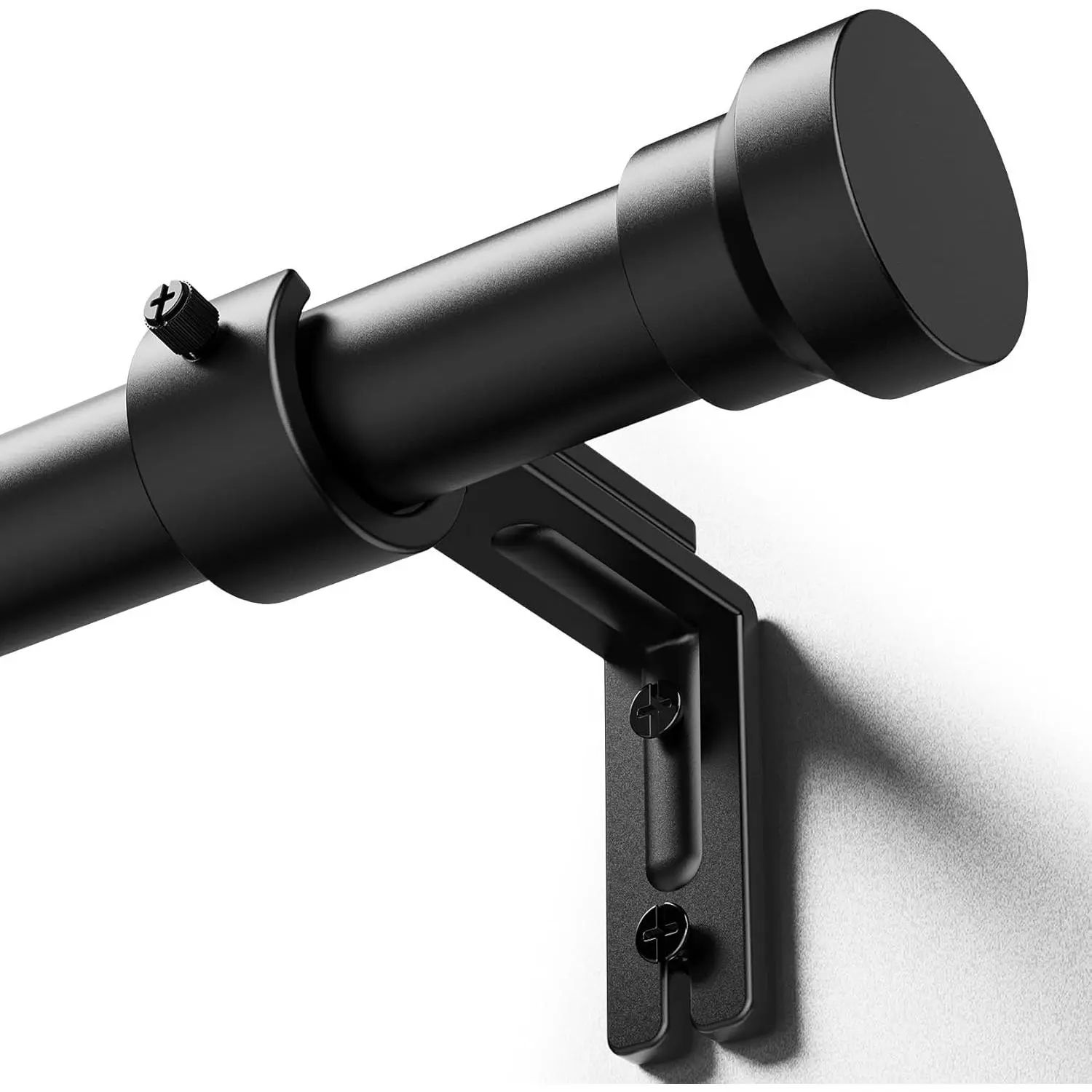 Rods 32-84 Inch, Duty 1 Inch Rod for Windows, Black Long Window Treatment Rods,, Easy Installation