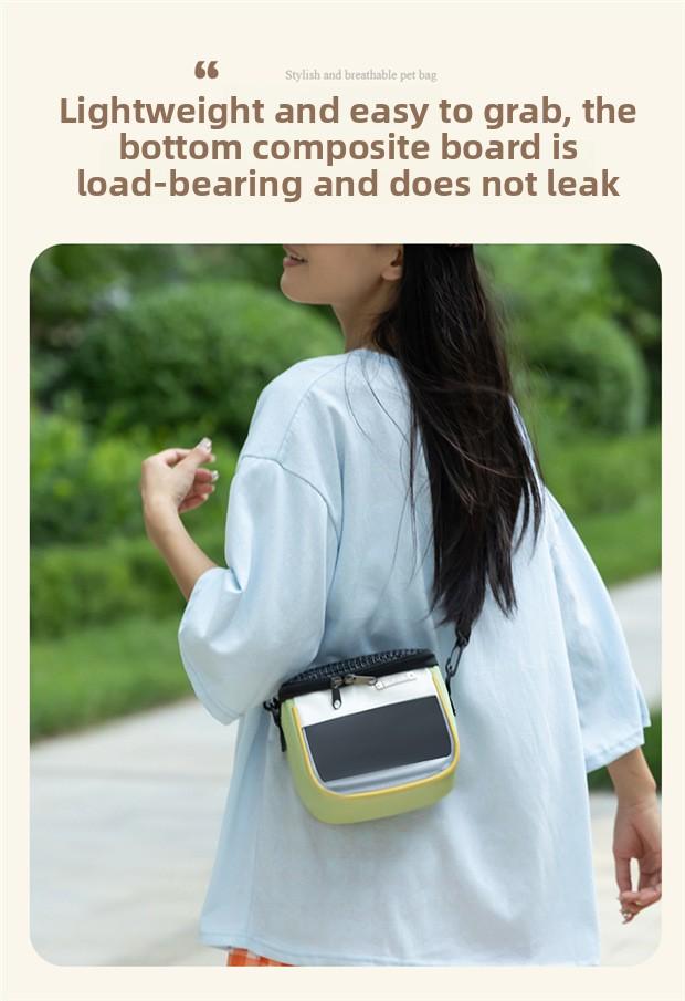 Hamster Pet Travel Bag Lightweight Breathable Chinchilla Hedgehog Small Pet Supplies Cross-Border Portable Carrying Handbag for Small Animals