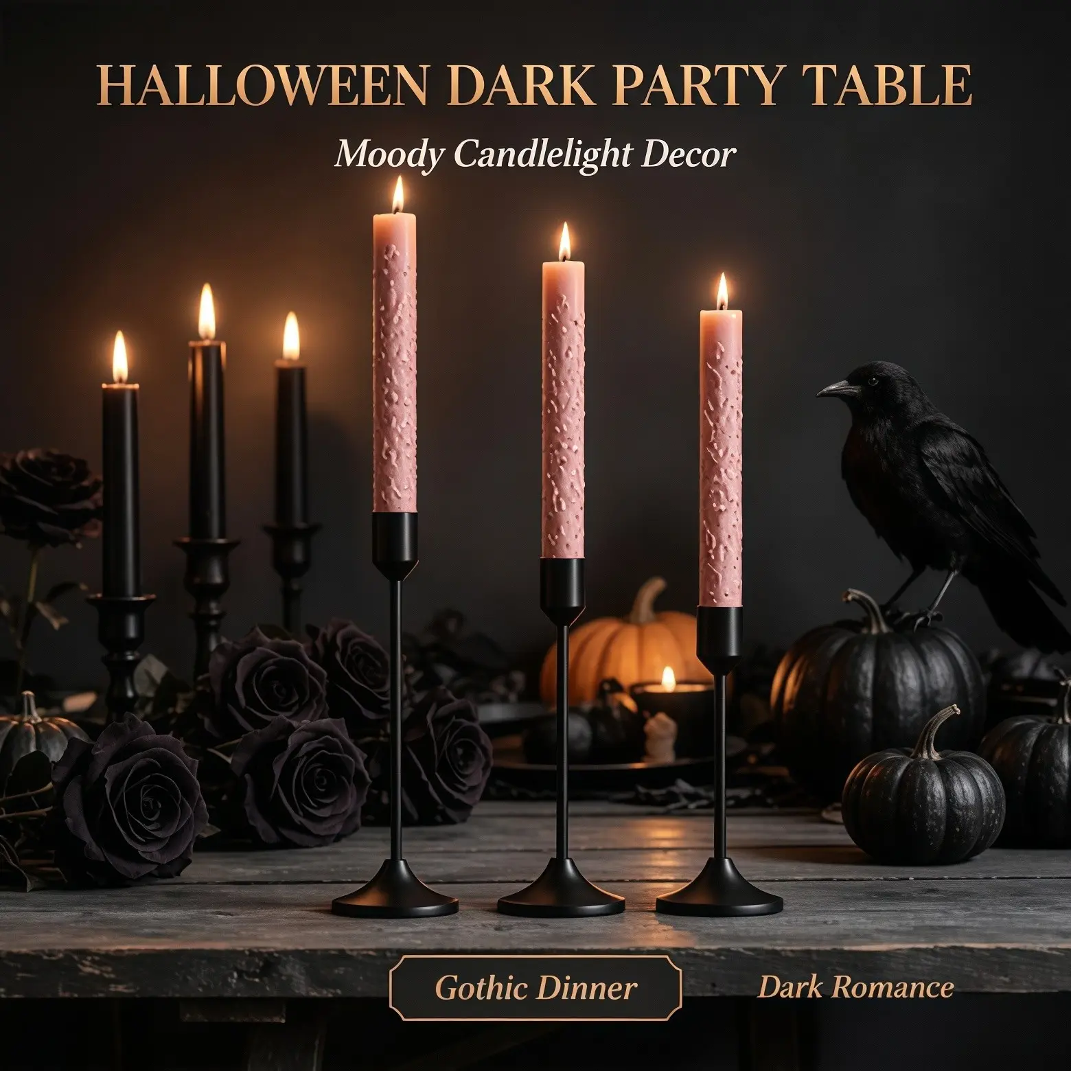 Nordic Iron Candle Holders Set of Three, Vintage Long Candle Sockets, Table Decor for Dining, Wedding, Event Decoration, Candlestick Holders, Candle Holders for Table Centerpiece