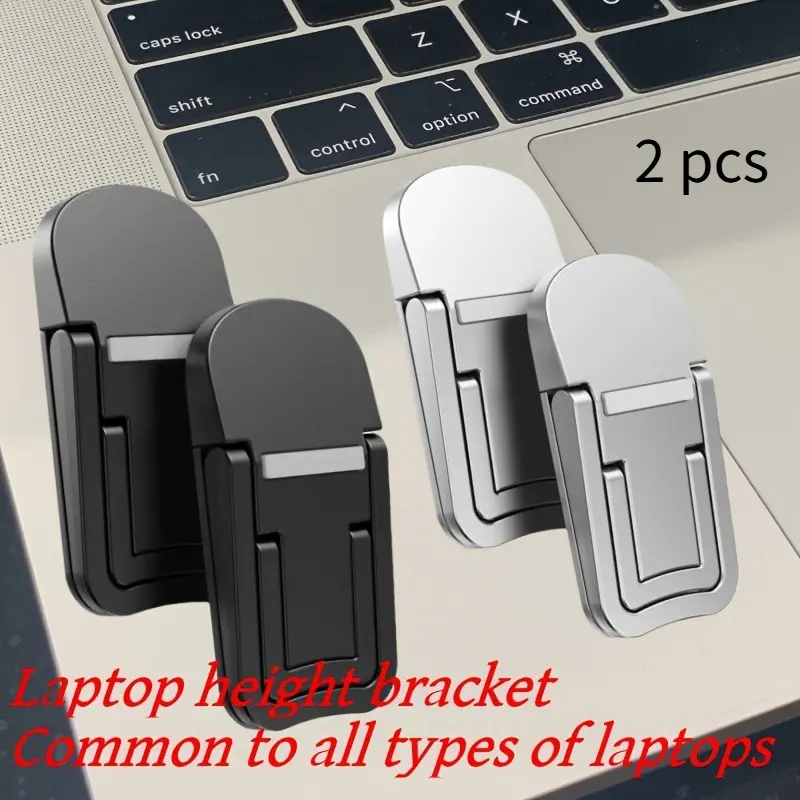 2pcs speed Adjustable Notebook Holder Computer Holder Radiator Folding Portable Base Heightening Stand