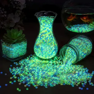 3000 Night Glow Resin Stones for Outdoor Decoration, Aquarium Fish Tank Decorations, Garden Path Landscape Decorative Items, Unique Aesthetic Enhancements