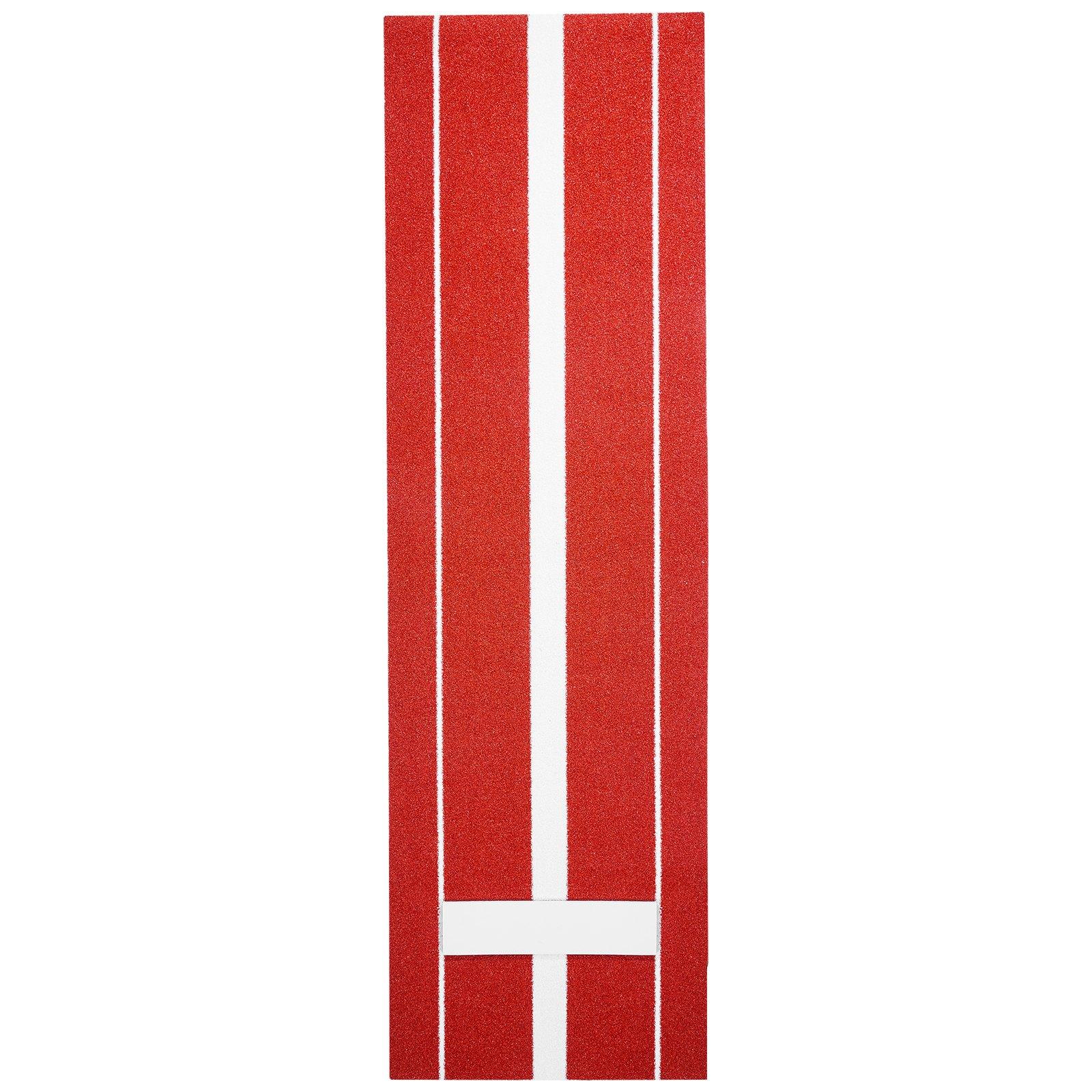 VEVOR Softball Pitching Mat, 10x3 ft Baseball Pitching Rubber Mound, Antifade Turf and Antislip Foam Backing Portable Training Aid, Fastpitch Equipment for Pitchers Indoor Outdoor Practice, Red