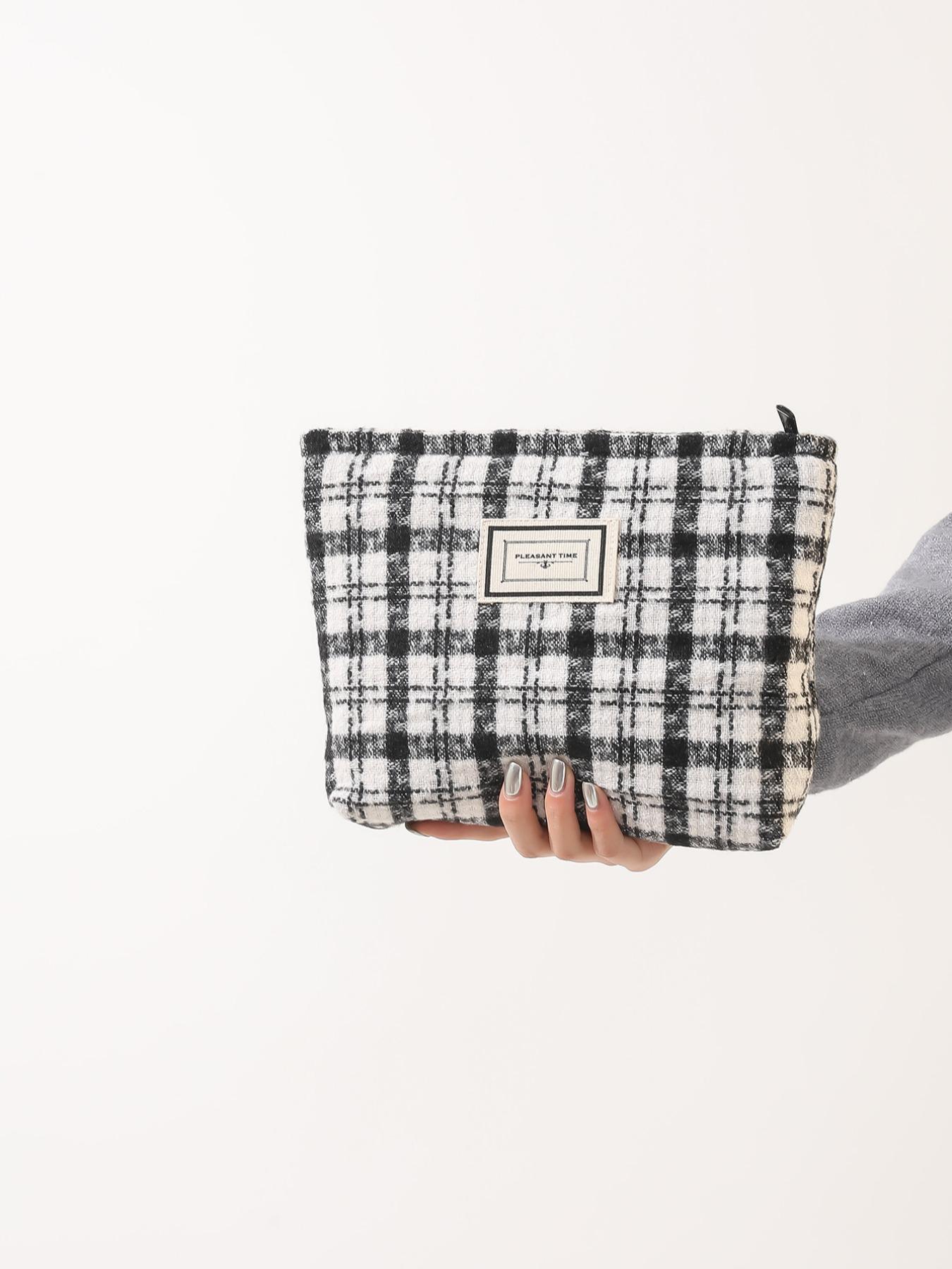 Floral Embroidery Makeup Bag, Large Capacity Cosmetic Storage Bag, Fashionable Travel Bag For Women, Zip