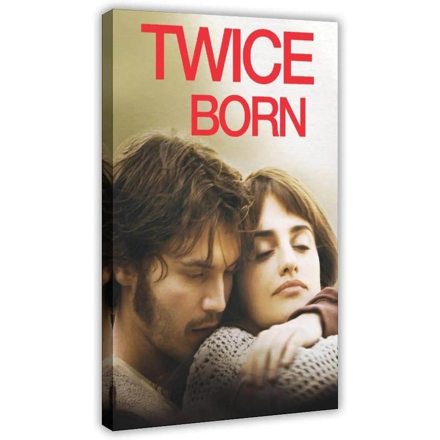 Twice Born Movie Poster Canvas Wall Art - 2-Piece Print, Art Wall Decor, Artwork Painting, Artwork for Bedroom, Home Decor for Living Room, Frame-Style
