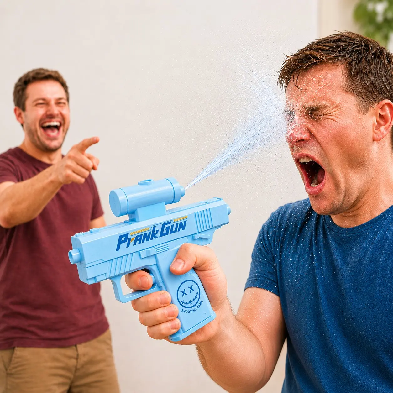 Double-Sided Water Gun, Prank Tactical Sprayer, Mini Splash Toy, Prank Weapon, Water Fight Gear, Fun Outdoor Play Equipment