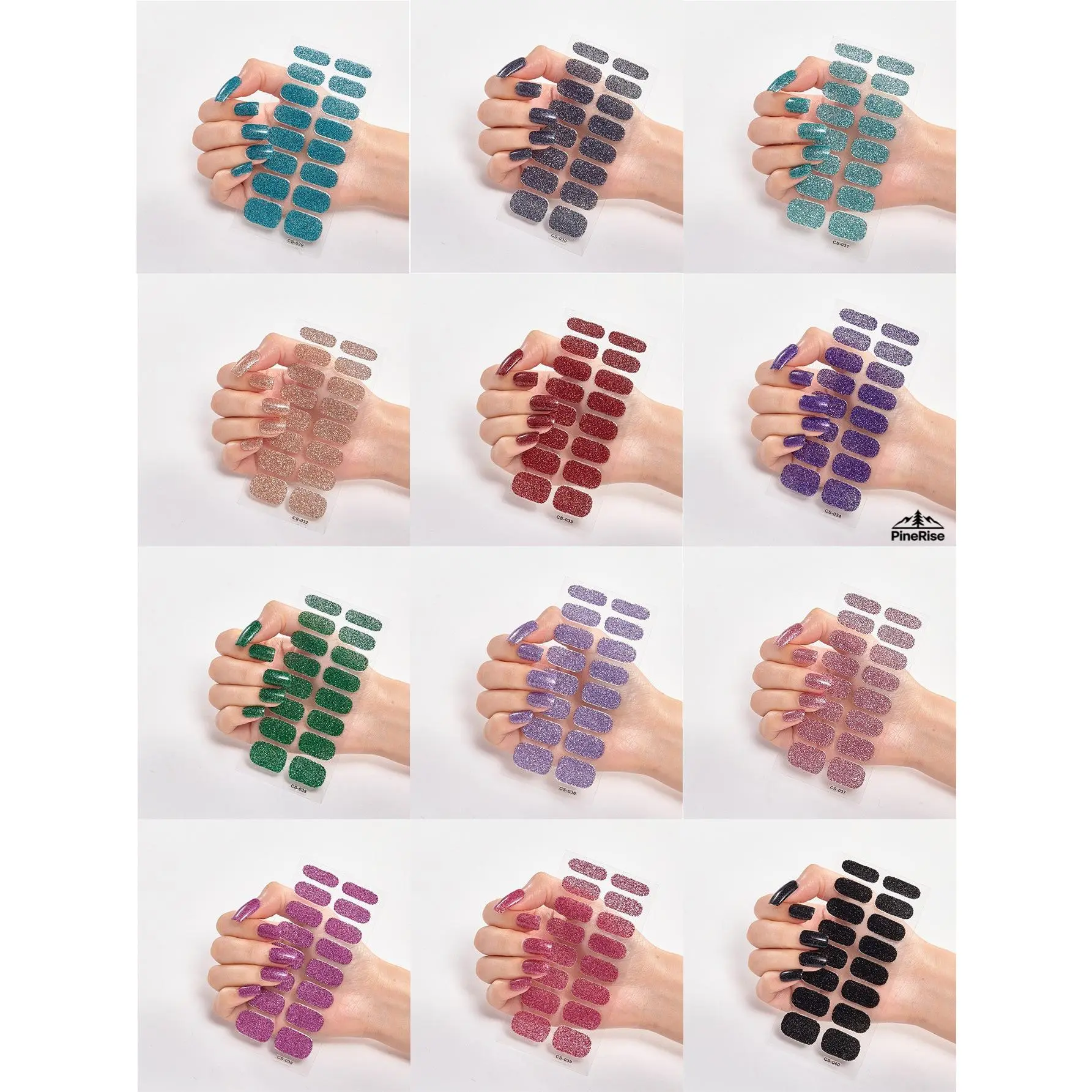 UV-Free Gel Nail Stickers 2026 Ins Style Waterproof Matte Nail Wraps Portable DIY Manicure Accessories For Outdoor Camping Sports Travel