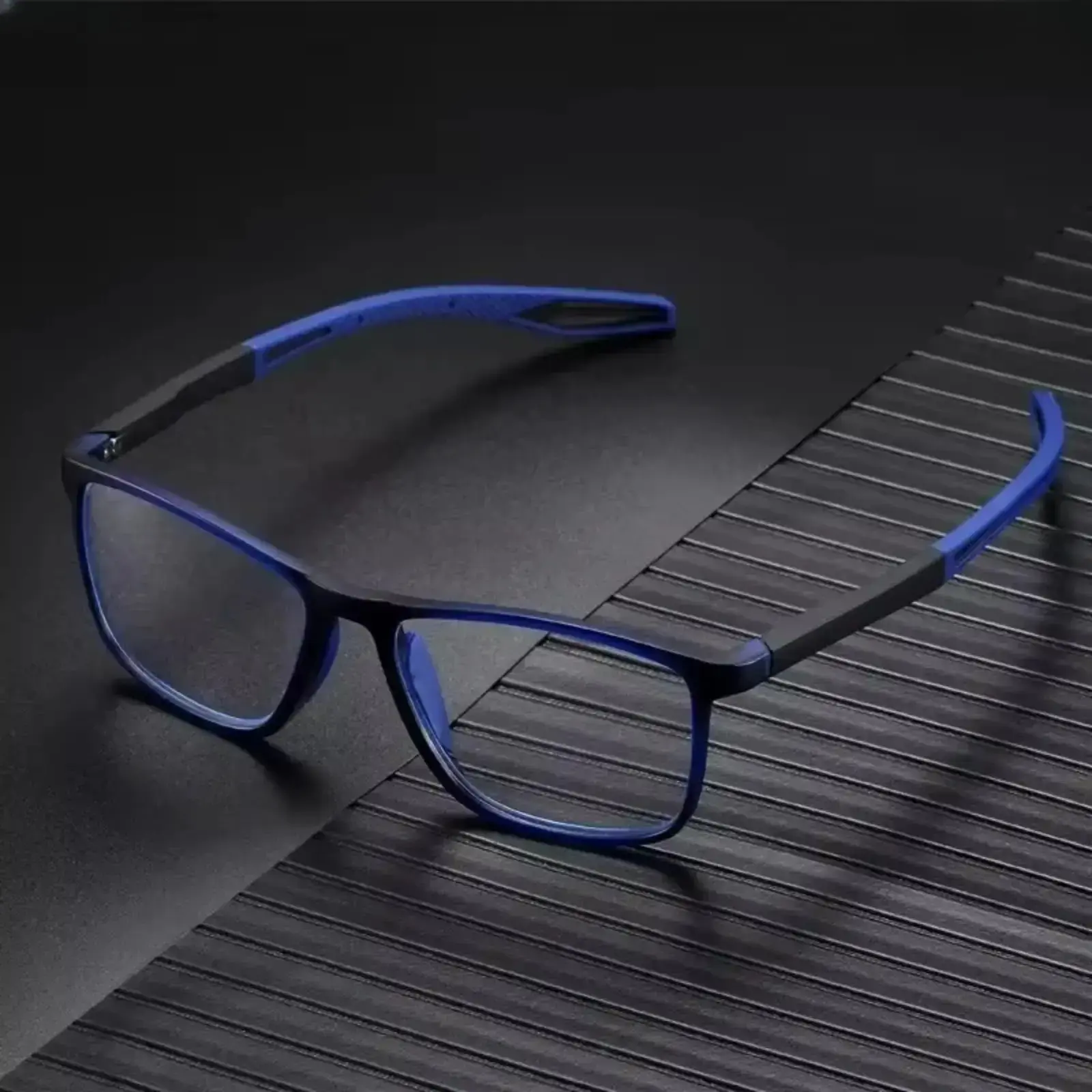 Vintage Ultralight TR90 Square Reading Glasses for Men & Women, Retro HD Lenses Blue Light Blocking Eyewear, Comfortable Durable Far Sight Spectacles for Daily Office, Reading & Casual Daily Wear summerwins