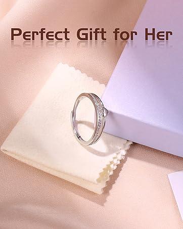 MILACOLATO 8Pcs Spinner Rings for Anxiety Relief Stainless Steel Rings for Women Men Anti Stress Band Rings Set Fidget Rings for Anxiety