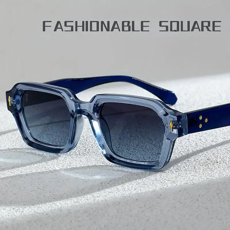 3PCS Summer New Men's Retro Small-Framed Square UV400 Plastic Frame Resin Lens Sports Sunglasses, Stylish Glasses, Trendy Styling Sunglasses, Men's Accessories, Mensfashion for Outdoor Activities, Trendy Sporty Sunglasses, Uv400 Sports Eyewear