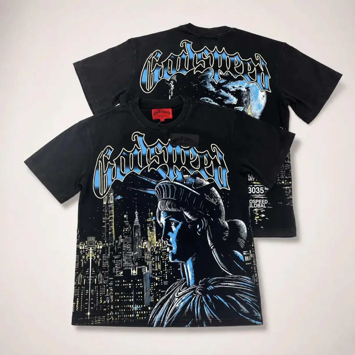 Y2K GODSPEED Professional Certified Racist Racing T-Shirt Men's Women Fashion Vintage T-shirts 100% Cotton Oversized T Shirts
