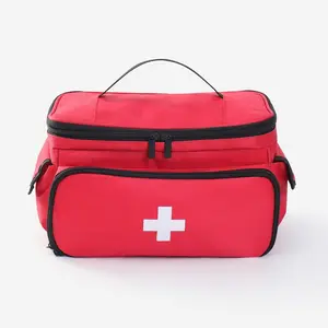 Outdoor Health Kit, Medical Emergency Pack, Waterproof First Aid Box, Portable Home & Travel Medicine Organizer, Drug Storage Bag