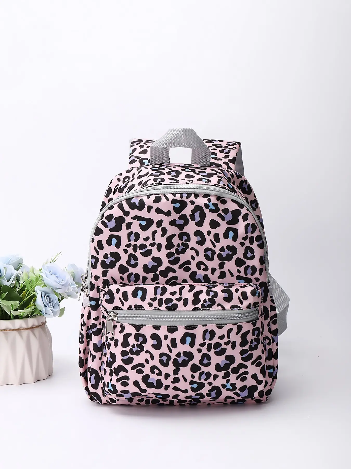 Leopard Print Fashion Backpack, Adjustable Breathable Straps, Comfortable for Daily Use, Perfect for School, Travel, Gifts, Cute Versatile Backpack