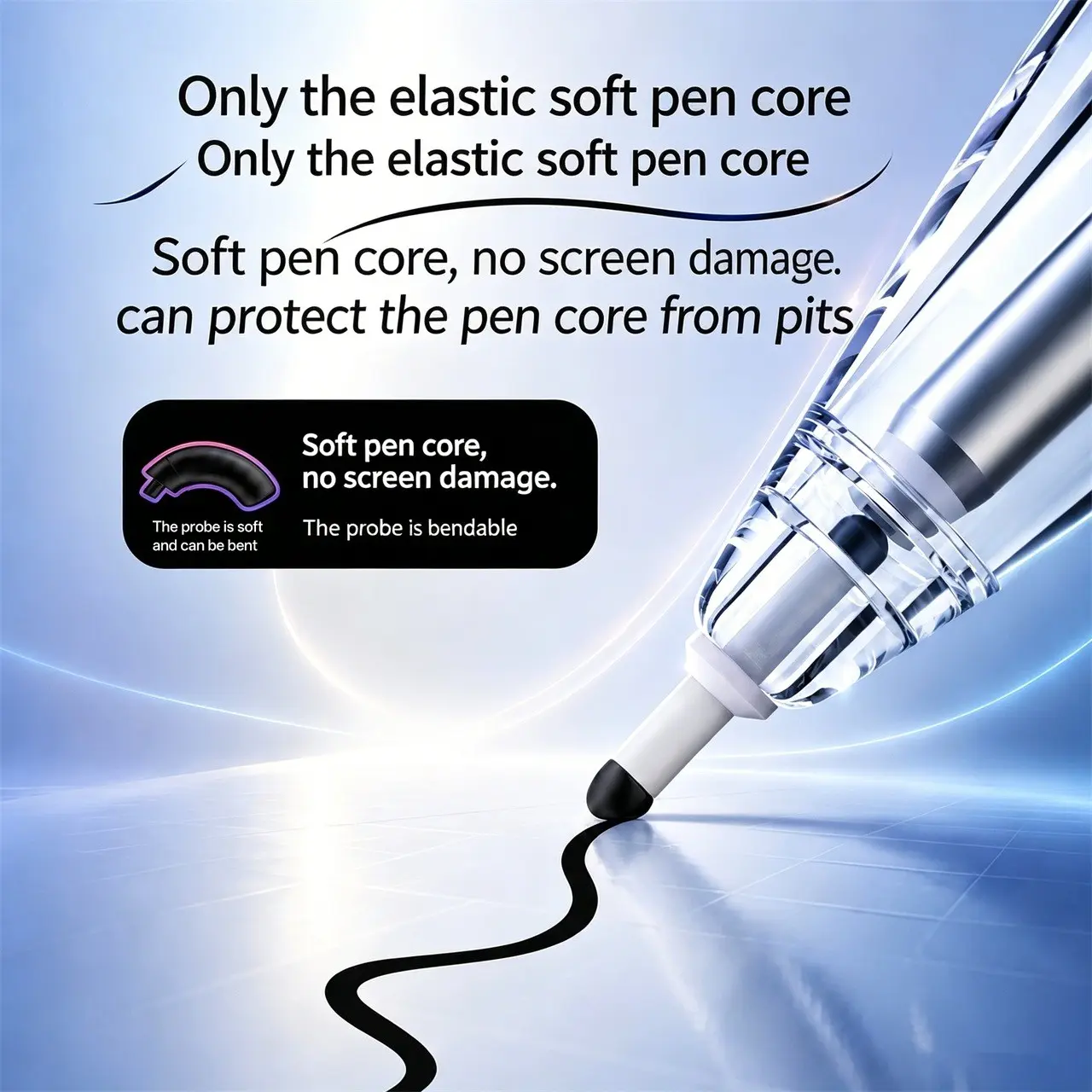 Apple Pencil Replacement Tip, Durable Metal Writing Pen Tip, Compatible with iPad Accessories, Handwritten Pen Upgrade Part