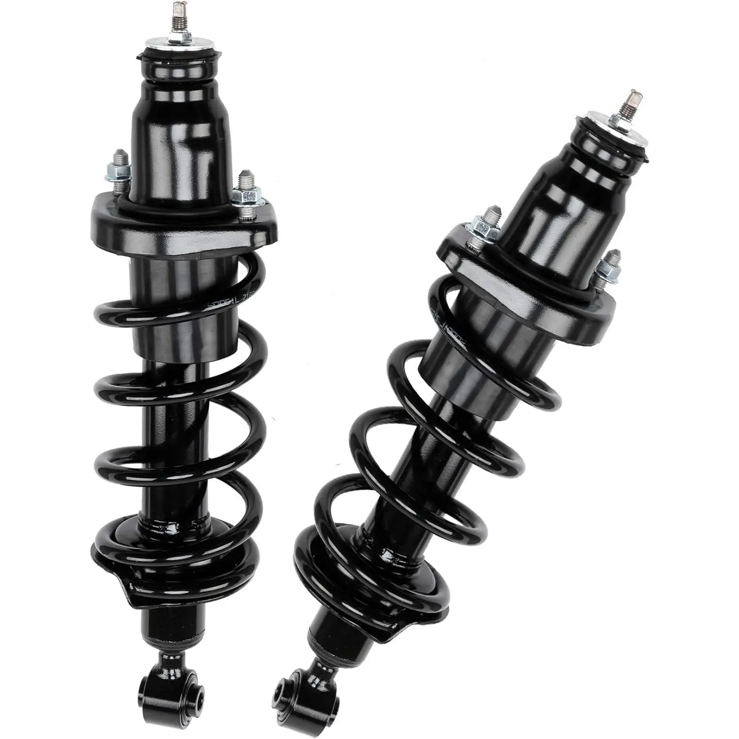 Fit for 2001-2005 Honda Civic, Rear Pair Complete Struts Shocks Assembly w/Coil Spring Suspension Kit, 171340L 171340R