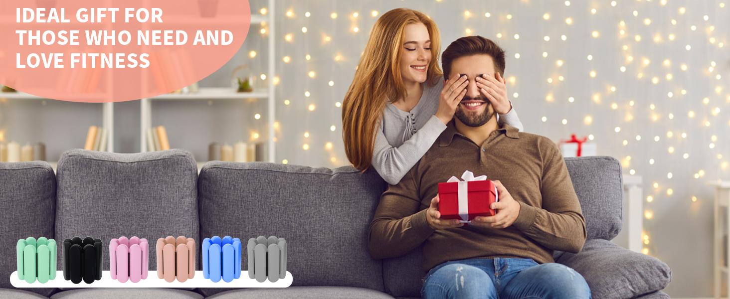 Adjustable Ankle Weights for Women Men,Wrist Weights set for Walking Running,1 Pair (1Lbs Each) Silicone Workout Weights for gym fitness, Jogging,yoga,pilates,strength training,physical therapy