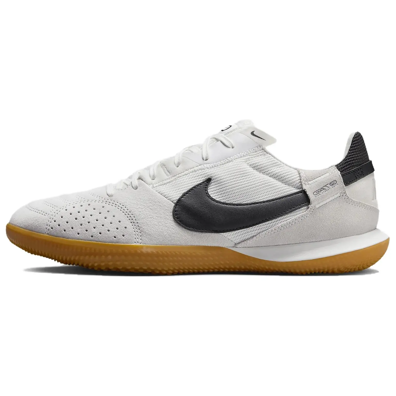 Nike Streetgato Soccer Shoes for Men and Women with Comfort, Simplicity, Slip-Resistance, and Durability in White-Gray Trending Shoes, House White Official Shoes to Get / Maison Mihara