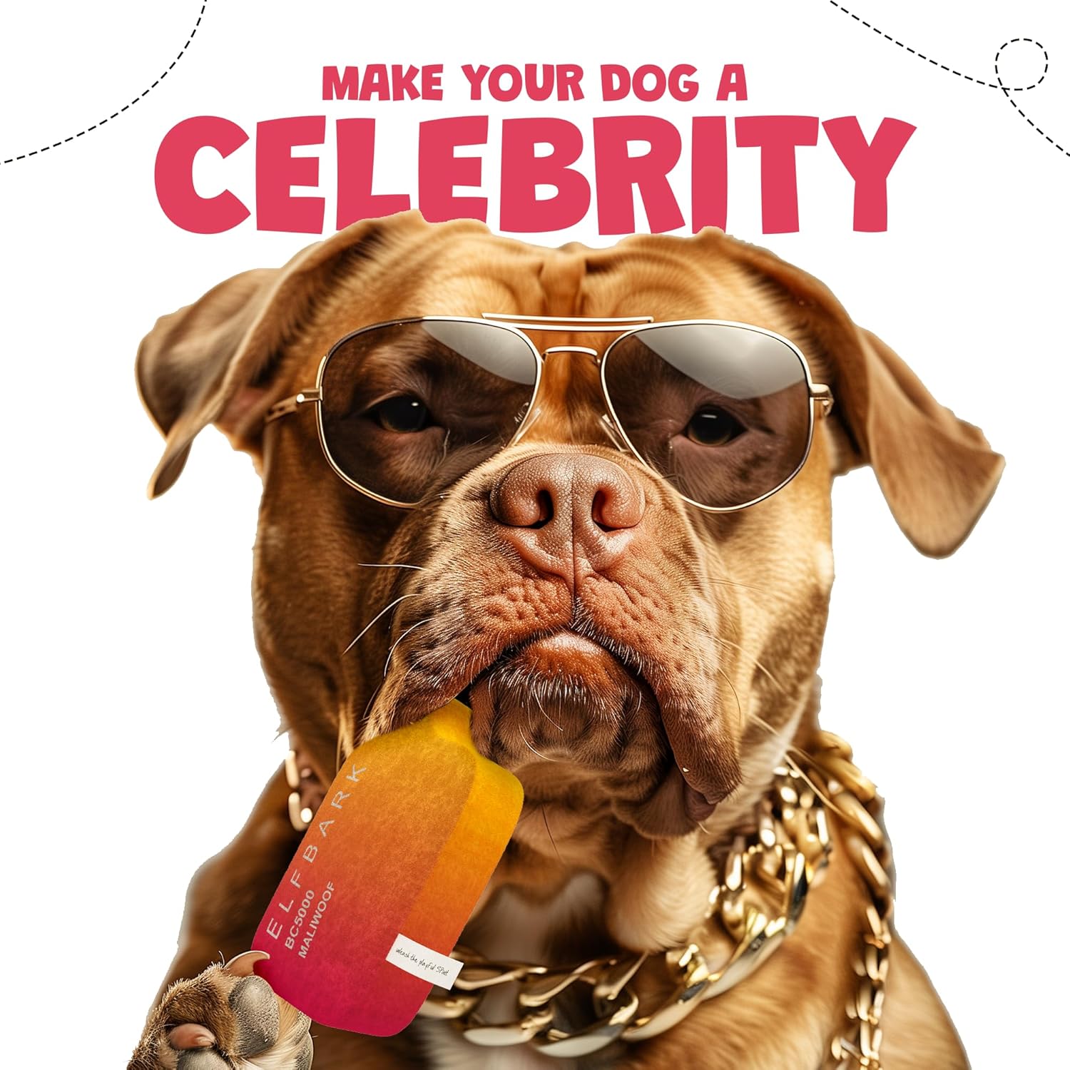 THE WELL KEPT Puff Parody Dog Toy – Funny Squeaky Dog Toys for Interactive Play and Training – Durable, Easy to Clean, Birthday Gifts for Small, Medium and Large Dogs - Peach