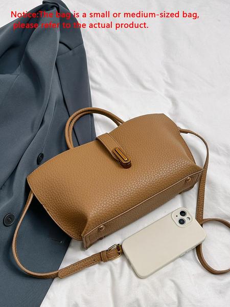 2025 Fall & Winter Women's Elegant Solid-Color Versatile Handbag, Fashionable Crossbody Bag for Daily Use, Casual Trendy High-Quality Daily Commuting Bag, Handbag Shoulder Bag