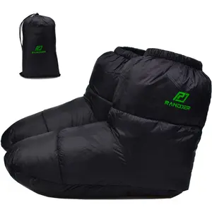 Down Booties Warm Socks for Men & Women Ultralight Sleeping Sock for Camp Backpacking Soft & Cozy Camping Down Slippers Foot Warmer for Sleeping Bag Tent