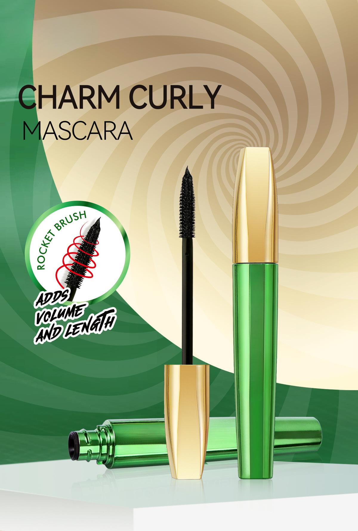 Waterproof and sweatproof mascara, non-smudging, thickening, curling, quick-drying, setting eyelash primer, in stock