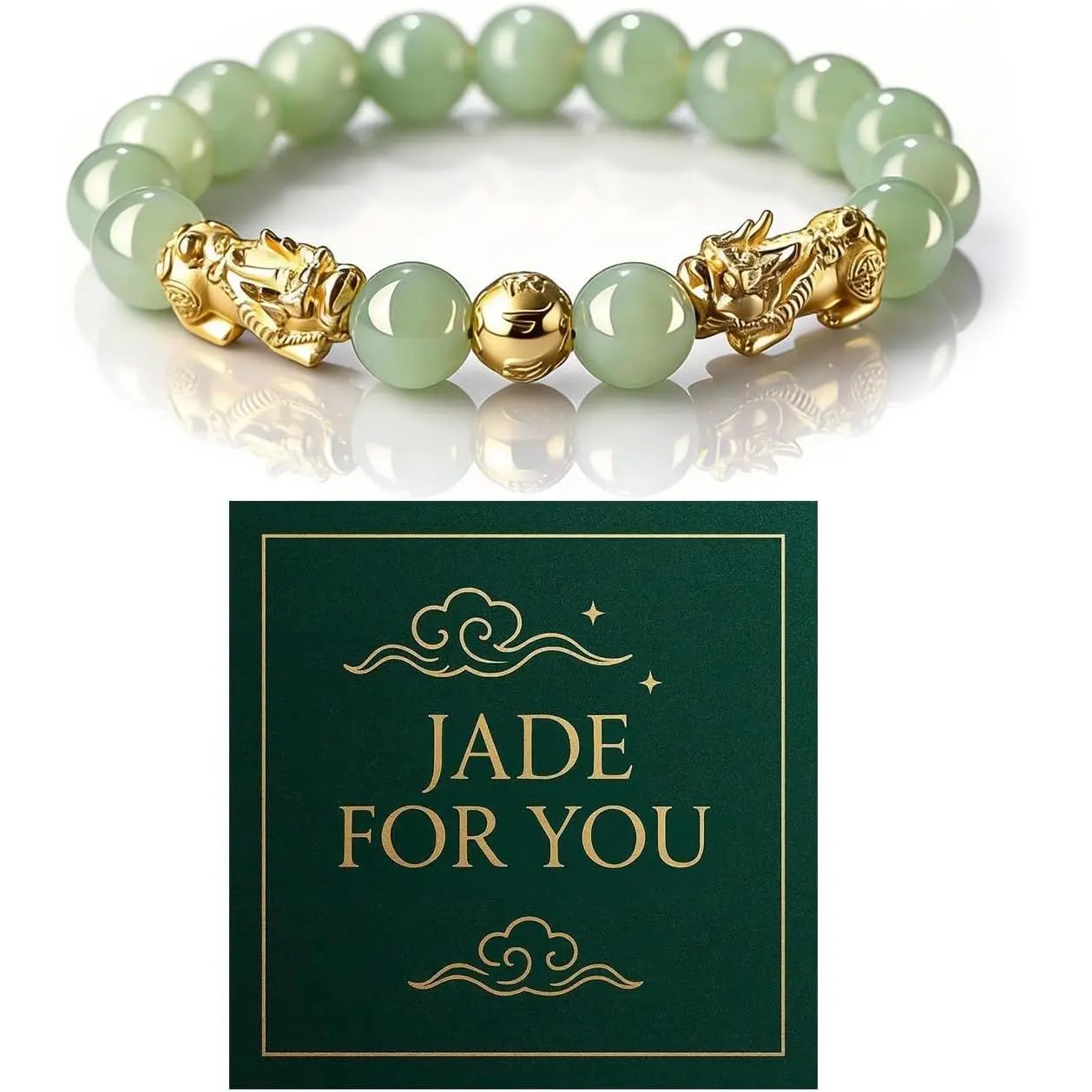 Luck Jade Bracelet for Women Feng Shui Chinese  Red Lucky Chinese Jade Bangle Blessing  Bracelets Protection Bangle   for Her