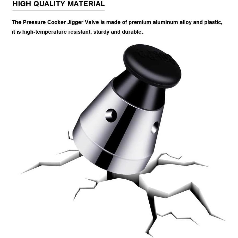 Pressure Cooker Jigger Valve, Universal Pressure Cooker Relief Jigger Valve Exhaust Valve