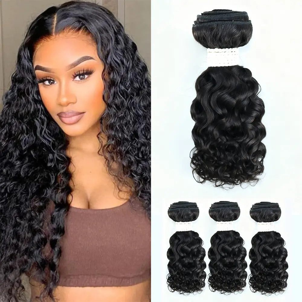 12A Jerry Curl Human Hair Bundles Pack, 10-16 Inches, Exotic Look Hair Extensions for Females High temperature silk cola dyeing and ironing is suitable for family gatherings and outings