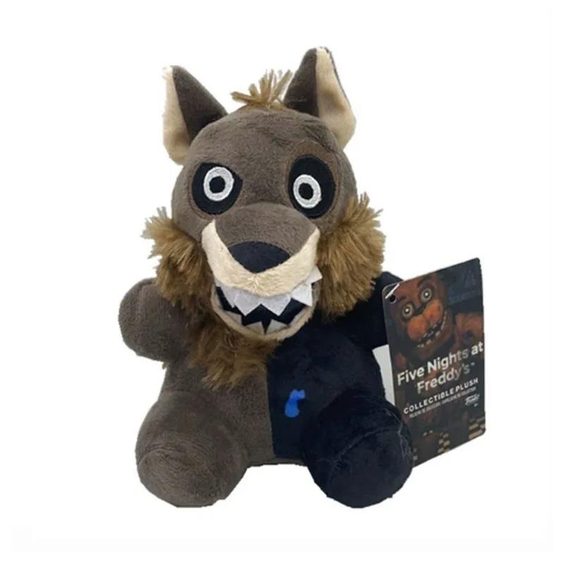 Cute FNAF Plush Dolls 18cm Freddy Bonnie Foxy Cartoon Stuffed Toys Children Birthday Gift