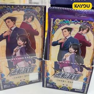 2026 hot itemKAYOU Ace Attorney Gorgeous Collection Cards 1st Edition Official Anime SE Character Dual Collectible Cards For Anime Collectors