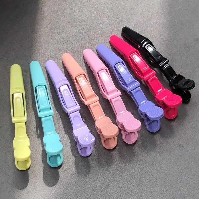 Hair Clips 4 Pack – Professional Alligator Clips For Hair, Hair Clips For Styling, Hair Styling Clips, Aligator Clips, Salon Hair Clips, Plastic Hair Clips