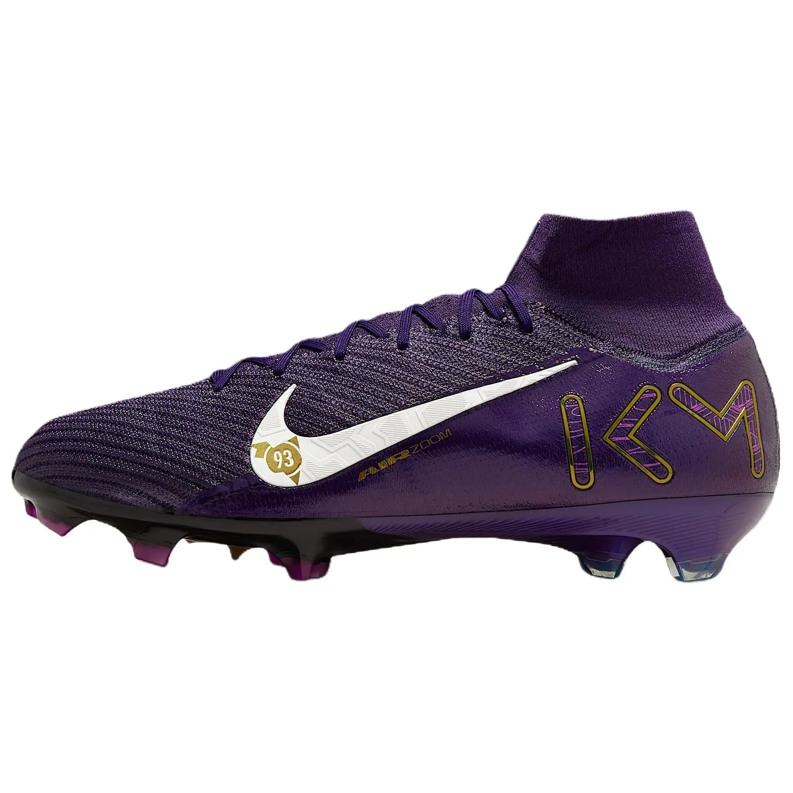 Kylian Mbappé x Nike Zoom Mercurial Superfly 10 Elite FG 'Grand Purple' FQ8692-500