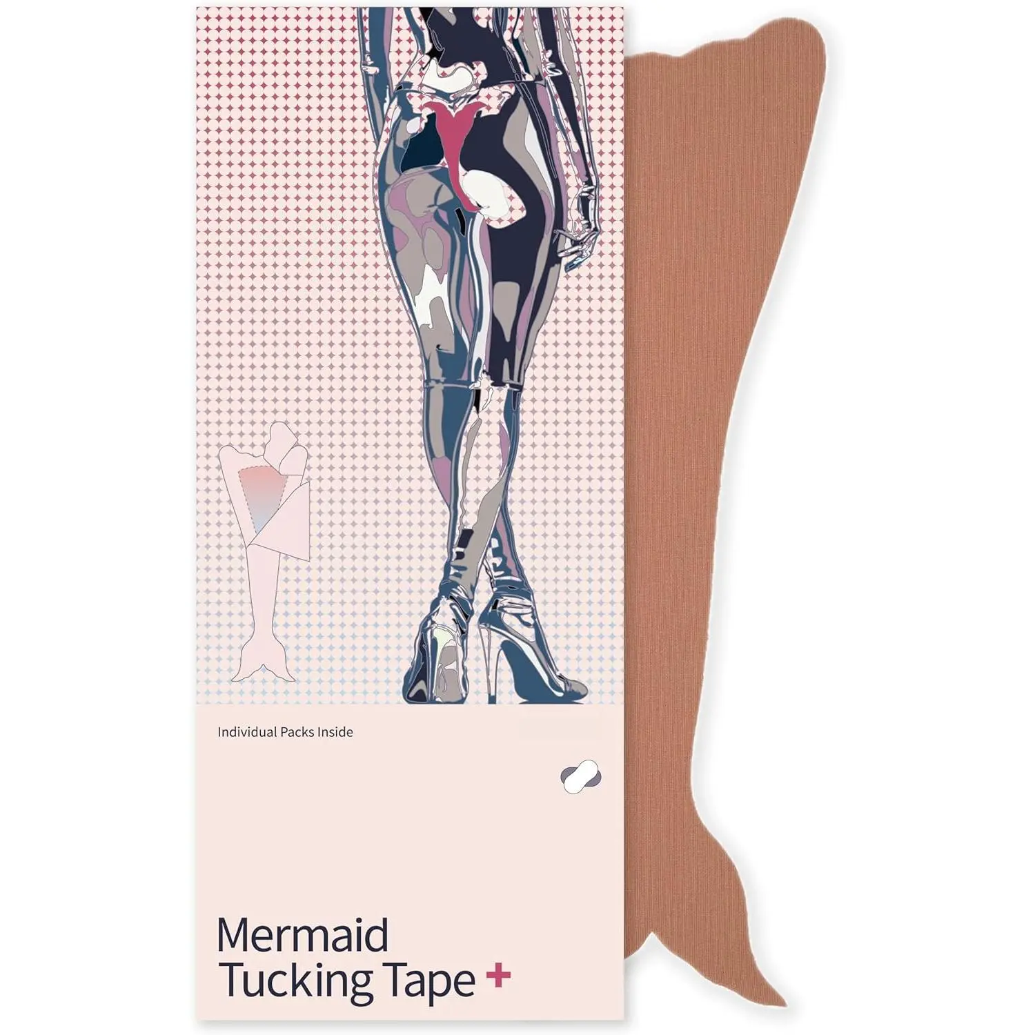 Tucking Tape Trans Women Tuck Kit for Crossdressers Drag Queens 7 Pack
