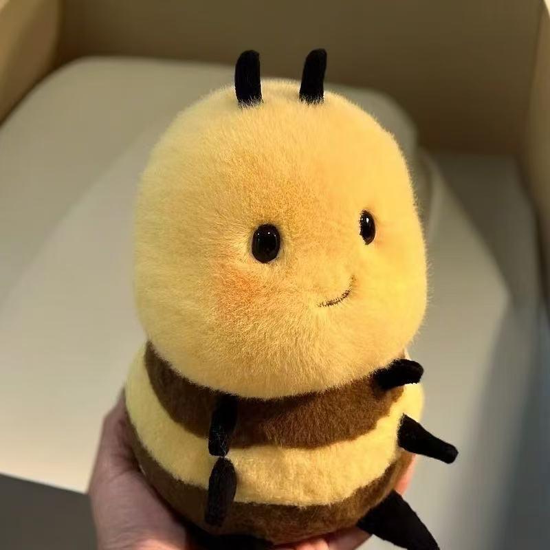 New Little Bee Plush Toy, Popular Cute Insect Doll, Stuffed Doll for Throwing and Catching in Vending Machines mini large