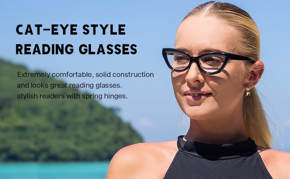 Cat-eye Style Reading Glasses for Women Chic Readers - Red +0.50 Cat-eye Style Reading Glasses for Women Chic Readers - Red +0.50