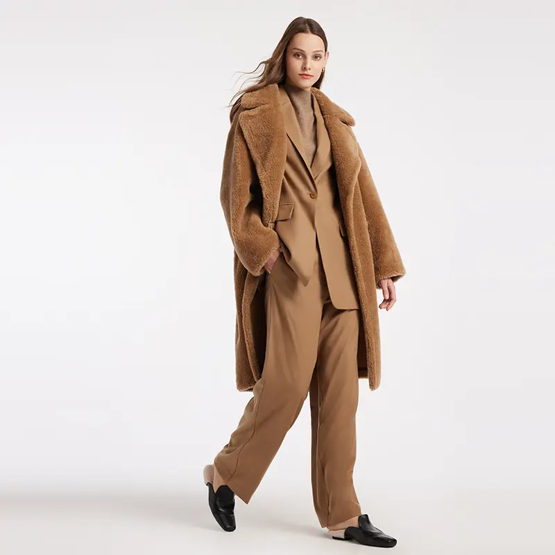 Lamb Wool Oversized Teddy Coat