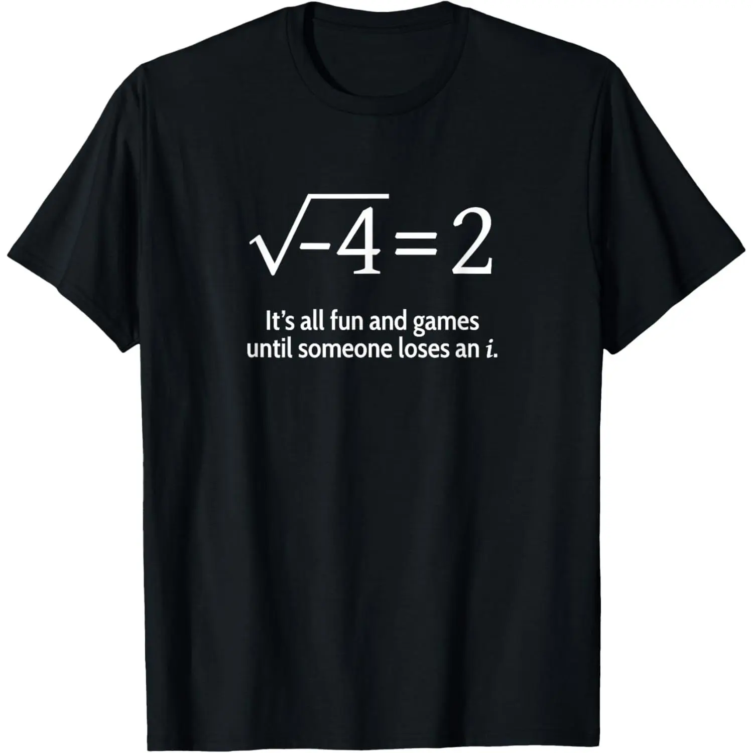 Men's Funny Math Streetwear Casual Short-Sleeve T-Shirt, Comfortable Everyday Top