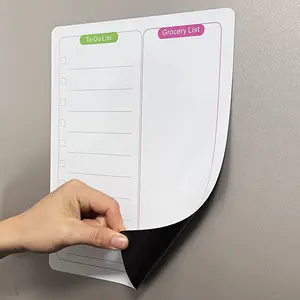 1 cross-border refrigerator sticker magnetic calendar plan sheet soft magnetic memo message board writing soft whiteboard refrigerator sticker