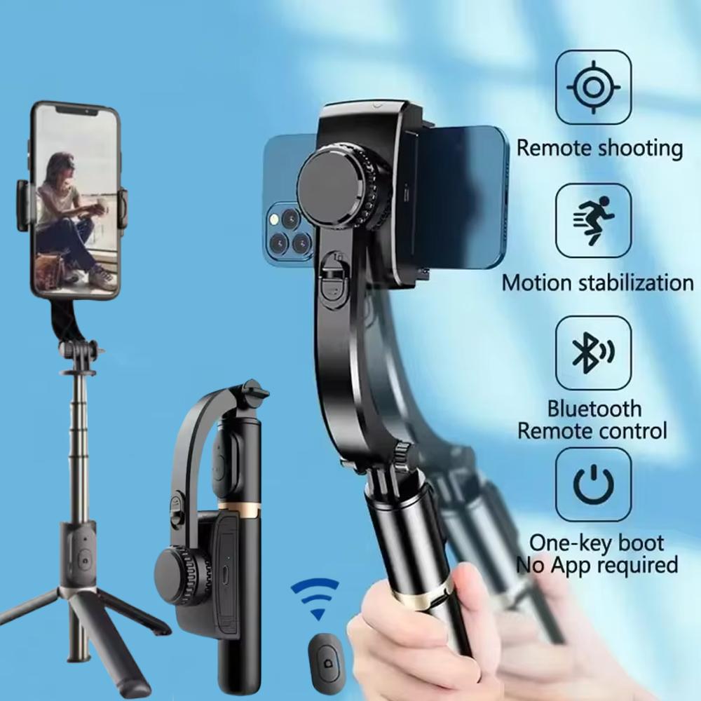 New Upgrade Selfie Tripod Wireless Bluetooth-compatible Multi-Function Handheld Gimbal Stabilizer, Ideal for Outdoor Sports Photography