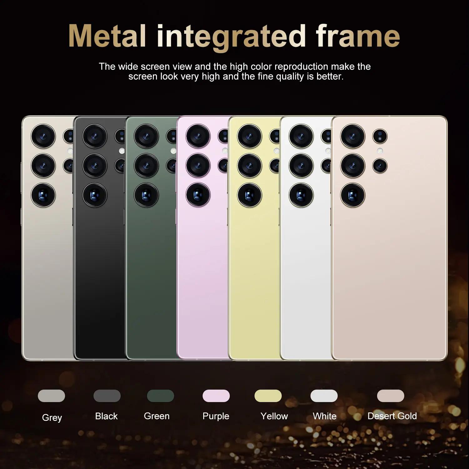 S25 Ultra Unlocked 5G Smartphone, 12GB+512GB, 6800mAh Battery, Fast Charging Capability, Android 14 System, 108MP+48MP Camera, Face & Fingerprint Unlock | Dual SIM | Autofocus | Built-in Pen | Card Port