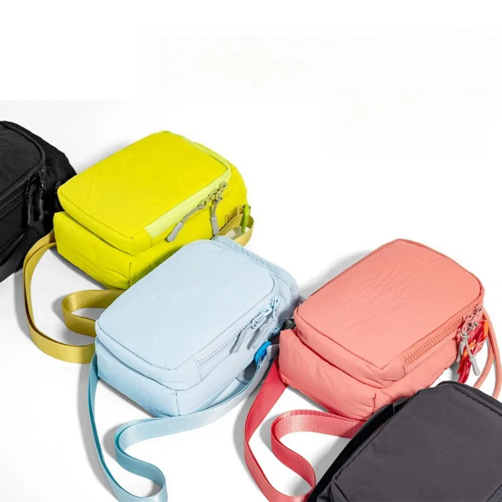 Portable Crossbody Water Bottle Bag Multi Compartment Outdoor Sports Fanny Pack Lightweight Waterproof Running Phone Sling Bag for Travel Hiking Daily Use
