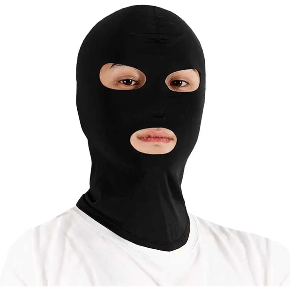 3 Hole Ski Mask 1-2 Pack Balaclava  Mask with Mouth Hole Shiesty Mask Men Women  Full  Cover for Football