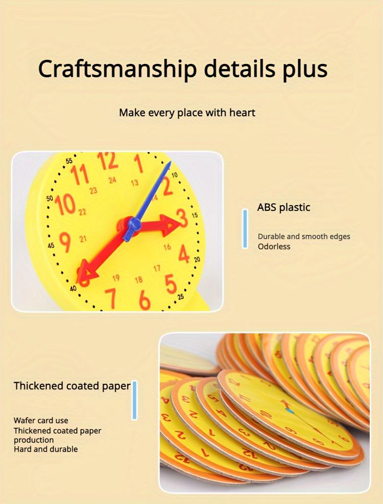 The Multifunctional Digital Clock Teaching Tool Is an Educational Toy That Helps in Learning to Tell Time And Manage Time Effectively.