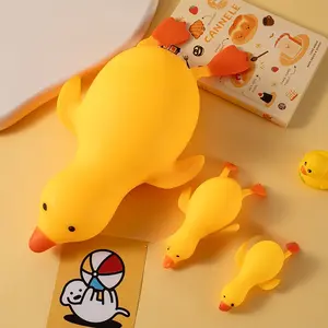 Squishy Antistress Duck Fidgets Toys Cute Goose Animals Vent Toys for Kids Adults Decompression Stretch Toys Friends Best Gift